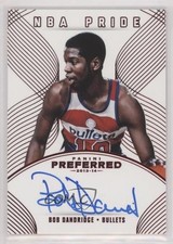 2013-14 Panini Preferred NBA Pride Red 55/99 Bob Dandridge #480 Auto HOF 1yj