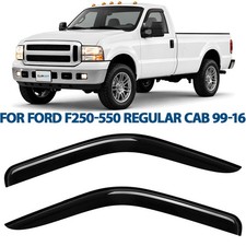 Side Window Deflectors Rain Guards for 1999-2009 Ford F250 Regular Cab