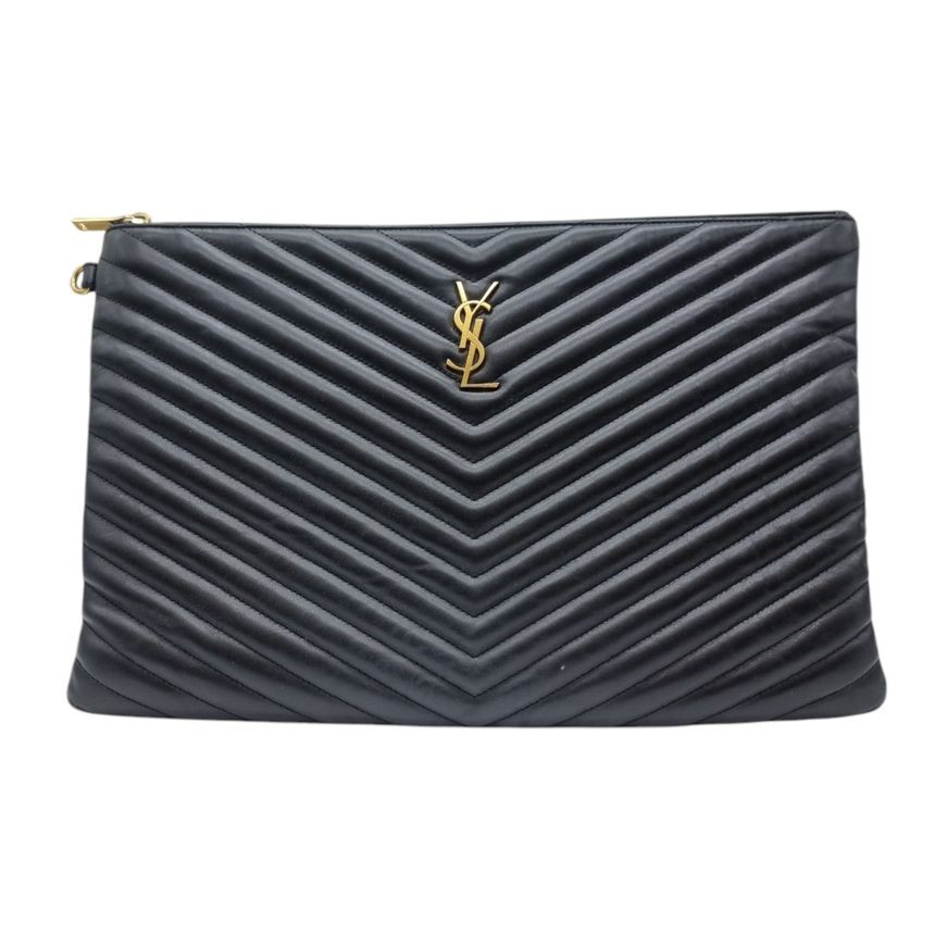Pochette Saint Laurent grande matelassé tono oro 011440 124127097