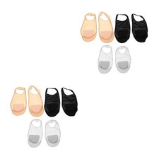  2 PCS Half Sock Socks for Ballet Flats Foot Stockings Women Boat