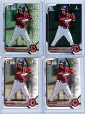 4 * JOSE PASTRANO * 2022 1ST BOWMAN CHROME MOJO REFRACTOR + CHROME BASE RC # 21