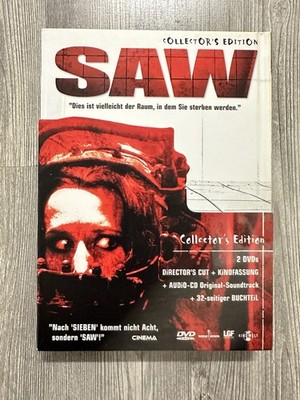DVD Saw Collectors Edition mediabook Directors Cut Uncut fsk 18 + Audio CD