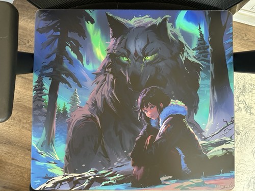 The Guardian By Tekkusai x Hitbox Studio Speed Glass Mousepad 500x450mm