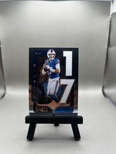 2024 Panini Select - Select Numbers Josh Allen #10 Silver Prizm