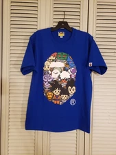 BAPE x Dragon Ball Z Baby Milo A Bathing Ape Blue T Shirt Size Medium Rare