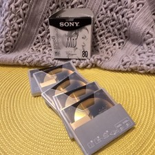 Sony MDW80PL Premium Gold Recordable MiniDisc 80 Min 5-Pack Sleeve