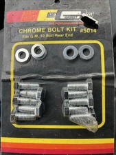 Mr. Gasket Crome Bolt Kit 5014. Fits G.m 10 Bolt Rear Ends