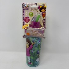 Dora the Explorer Insulated Straw Sippy Travel Spill Proof Cup 12 Toddler 9oz