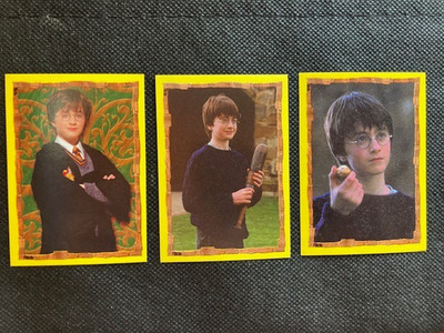 2001 Panini Harry Potter Philosopher's Stone Stickers ( 3 Stickers)