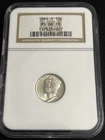 1944-D Mercury Silver Dime - NGC MS66 FB Full Bands