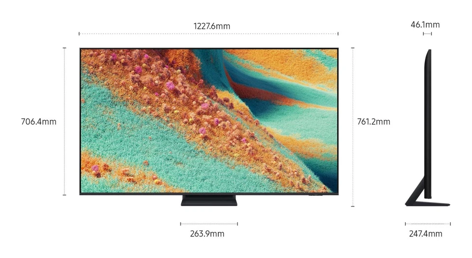 Samsung Smart TV Neo QLED 55" QE55QN85FAUXZT 4K Mini LED Argento - Immagine 4 di 4