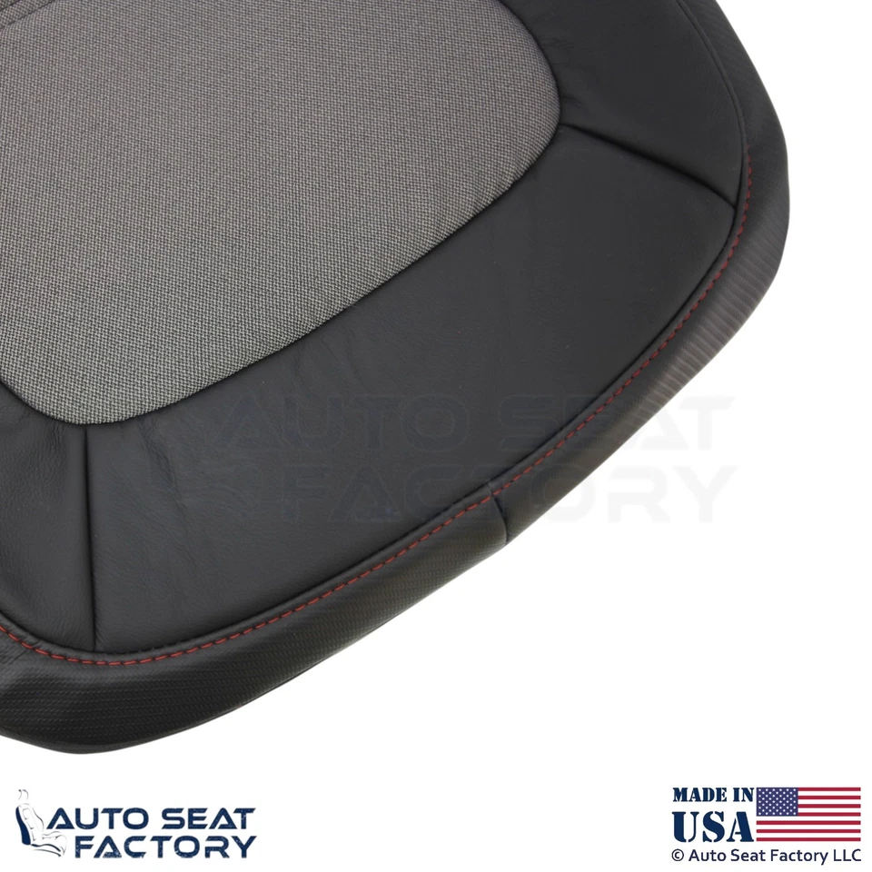 Cubiertas de asiento delanteras inferiores negras azabache para GMC Canyon 2015-2020 Foto 4 de 4