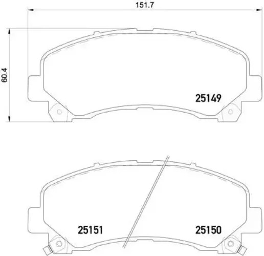 Fits BREMBO P 34 007 HAM PADS. FRONT FRONT Akebono CHEVROLET/HOLDEN/I ⭐UK Stock⭐ - Image 12