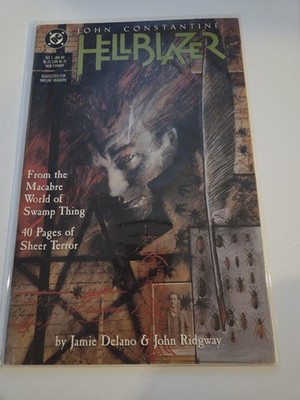 Hellblazer #1 - 1st solo John Constantine - DC Comics 1988