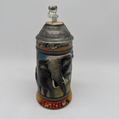 Vintage Budweiser Beer Stein Africa 1 In Series of 7 30760
