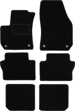 Fußmatten Automatten Velours Schwarz für Opel Zafira B 2005-2014 6-tlg