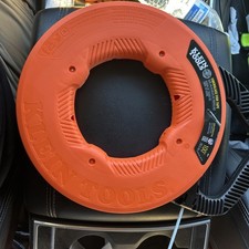 Klein Tools 56371 100 FT Non-Conductive Fiberglass Fish Tape Nylon Tip NEW