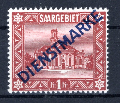 Saar Service 11II Perfect ** MNH POSTFRANCO 40EUR (81091