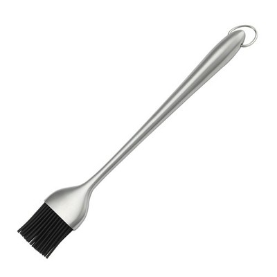 Heavyduty Bbq Basting Brush By Silicone Bristles With 12 Inch Stainless Steel Ha