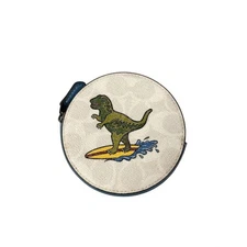 COACH Rexy Play Coin Case IVO Women C4799