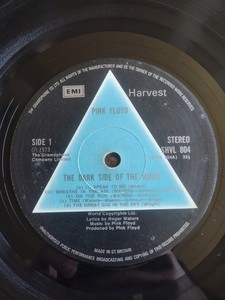 Pink Floyd The Dark Side Of The Moon UK A2/B2