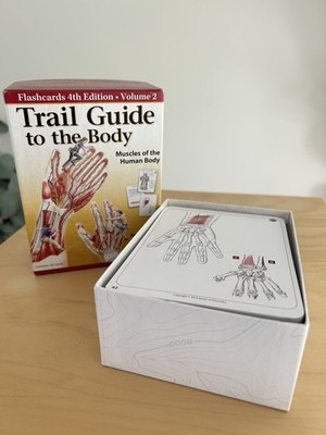 Trail Guide to the Body Flashcards Vol 2 Muscles of Human Body 4th Ed Anatomy