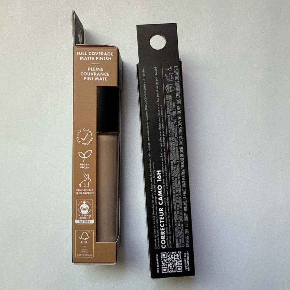 2-Pack e.l.f. 16-Hour Camo Concealer Medium Beige 85849 Matte Full Coverage NIB - Image 3 of 3