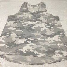 Athletic Works Tank Top GRAY CAMOFLAUGE Size XXL (20) Core Active Racerback