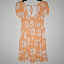 NWT American Eagle Women's Peach/Floral Dress Size Medium