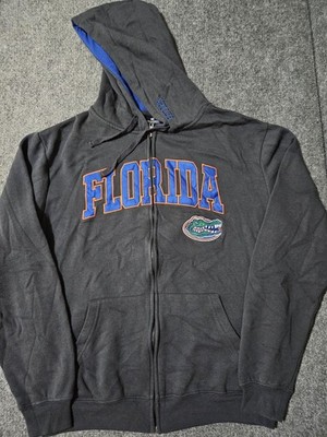 Colosseum Florida Gators Dark Grey Full Zip Hoodie Size M