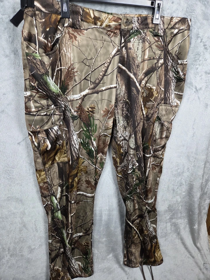Scentlok Pants Men's XL Camo Hunting Scent Control Wind Resistant Stretch Cargo - Image 3 of 4