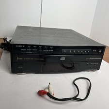 Sony 5 Disc CD Player Changer Carousel Model CDP-C322M w Cord - TESTED  WORKS