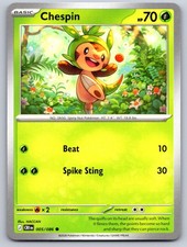 Chespin 005/086 Common Chaos Rising Pokemon Near Mint