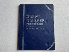 Whitman Folder No. 9686 Threepence Silver Collection 1902 to 1945 Empty