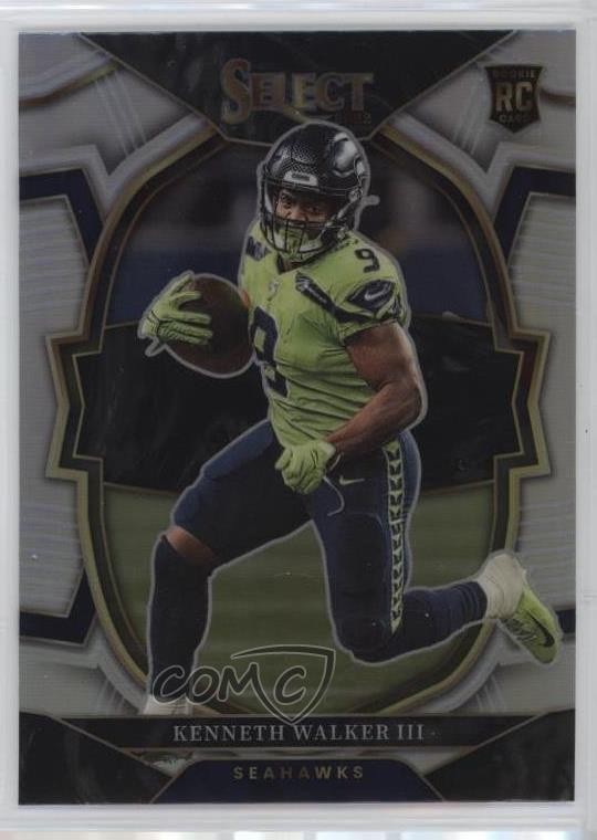 2022 Panini Select Concourse Silver Prizm Kenneth Walker III #2 1c9k