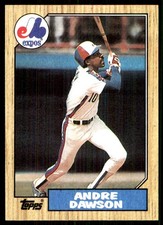 Andre Dawson 1987 Topps #345 Montreal Expos MLB READ FREE SHIPPING AutographDen