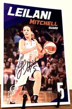 PHOENIX MERCURY Leilani Mitchell SIGNED Photo WNBA
