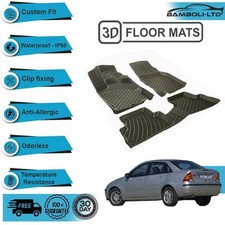 3d Floor Mats Liner Interior Protector Fit For Ford Focus 1 1998-2004 Black