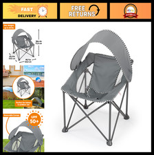 Portable Baby Chair with UPF 50 Canopy, Pop 'N Chill Travel Seat for Infants