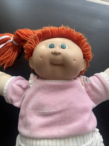 Vintage Cabbage Patch Doll With Red Yarn Hair