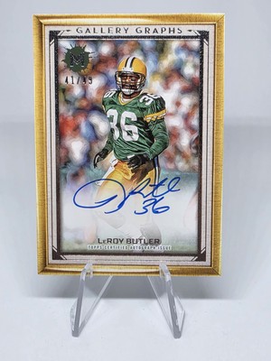 2024 Topps Motif Football LEROY BUTLER Gallery Graphs Auto #d 41/49
