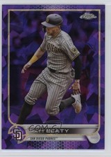 2022 Topps Chrome Update Sapphire Edition Purple 10/10 Matt Beaty #US263 03xg