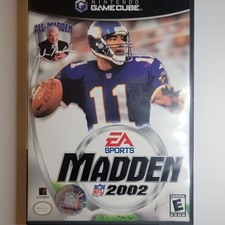 EA Sports Madden NFL 2002 E Nintendo GameCube NTSC-U/C w/ Manual