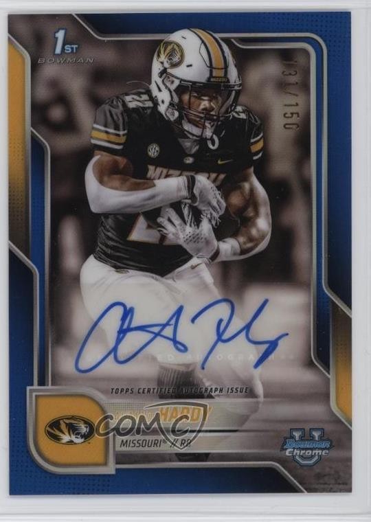 2025 Bowman U Chrome Prospect Blue Refractor /150 Ahmad Hardy #BCA-AHA Auto 1q03