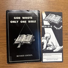 Jasper James Ray - God Wrote Only One Bible - 1970 KJV Only Fundamentalist
