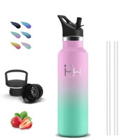 Thermosflasche Edelstahl 0.5L Auslaufsicher 24H Kalt 12H Warm Bpa-Frei