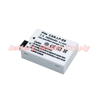 For LP-E8 Canon EOS 600D, 700D, 650D 550D X5 X6i X7i T3i X4 Battery 7.4V 1800mAh