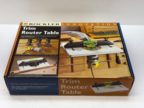 Rockler Woodworking Trim Router Table Brand New in Box Never Used | eBay