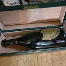 1985 Cuvee Dom Perignon Champagne EMPTY Bottle, Box Cork