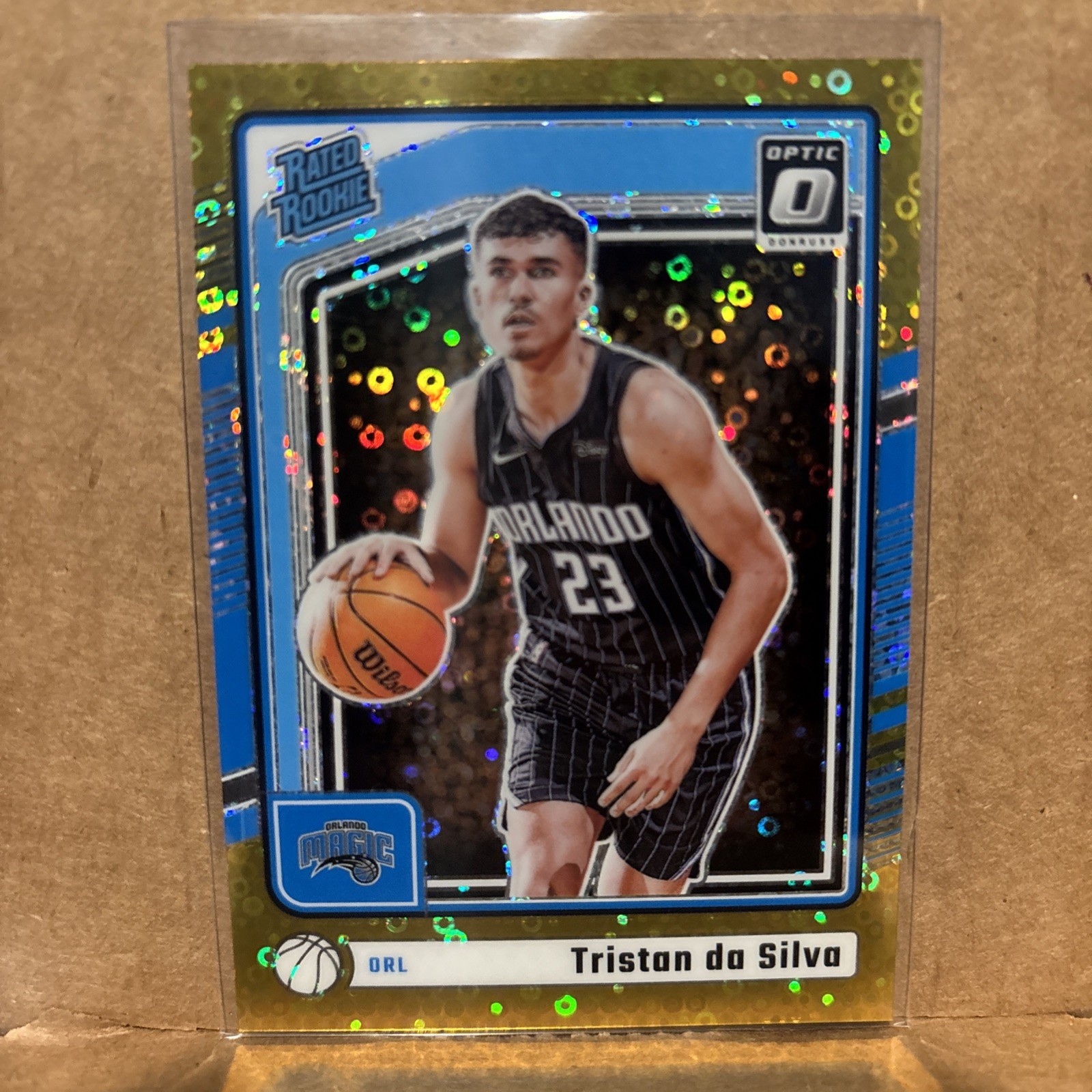 2024-25 Panini Donruss Optic Rated Rookie Tristan Da Silva #260 (RC) 04/10 Gold